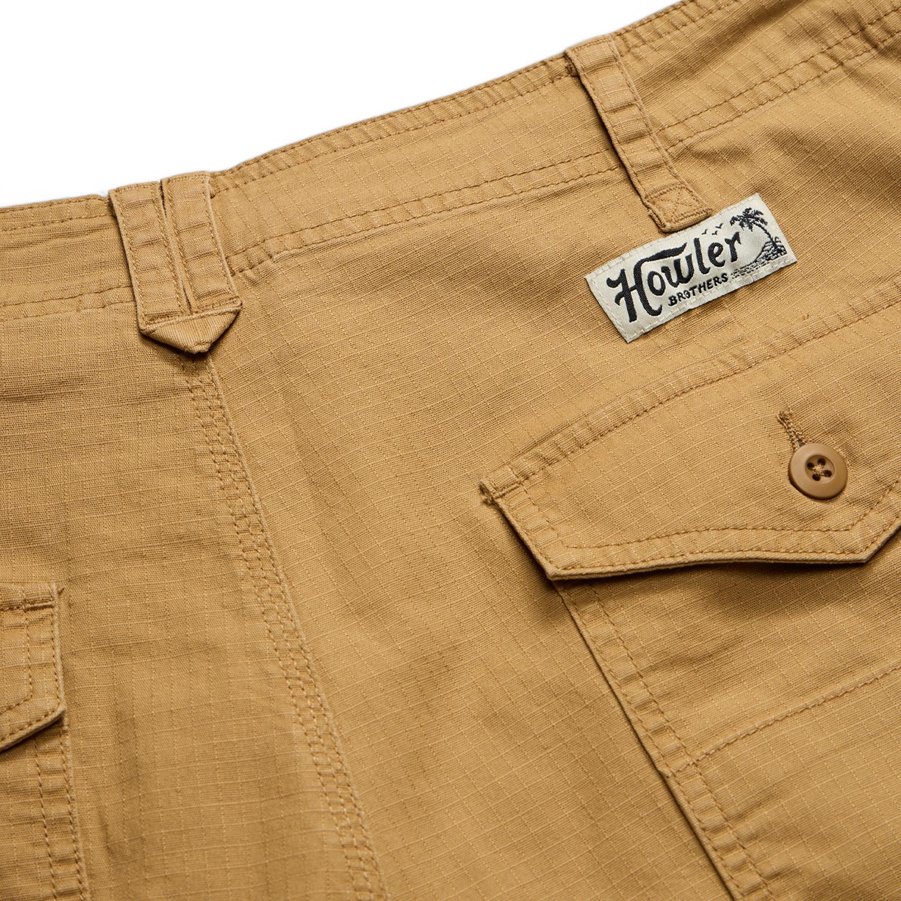 Howler Brothers Quonset Camp Short Men's in British Khaki